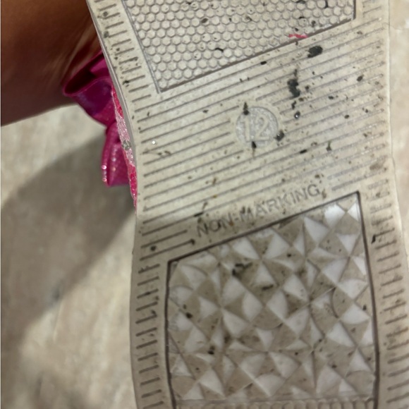 JoJo Siwa Leopard sequin pink sneakers in size 12 girls - Picture 7 of 7